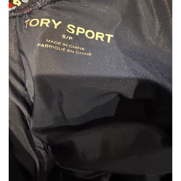 Tory Sport Navy Floral One-Piece Swimsuit/Bathing Suit Size Small - Picture 4 of 6